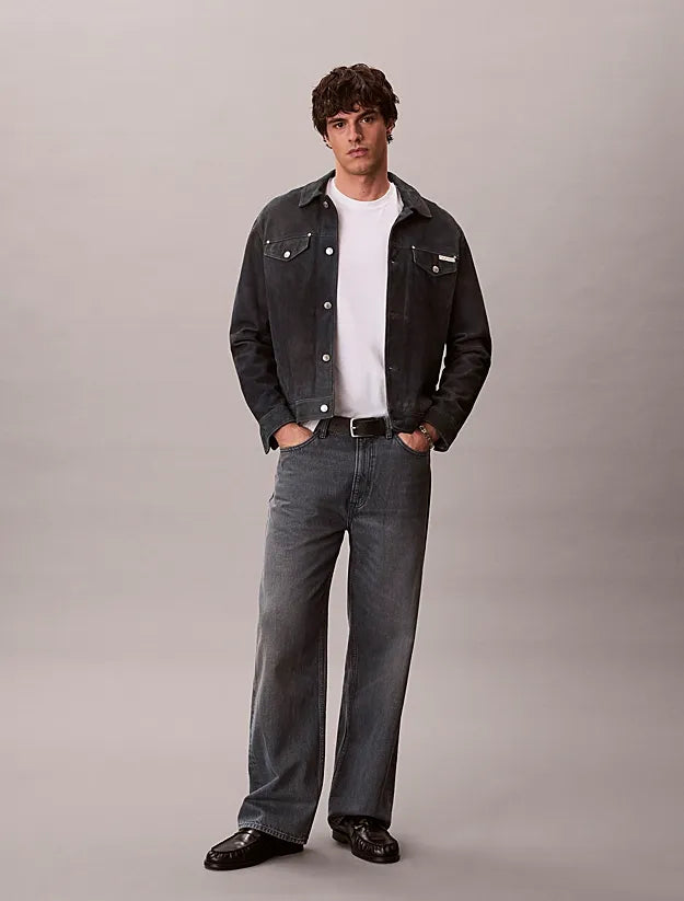 T-Shirt Branca Caveada Calvin Klein SS26