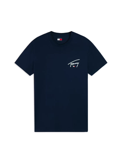 T-shirt Slim Signature Tommy Hilfiger Azul Tommy Hilfiger