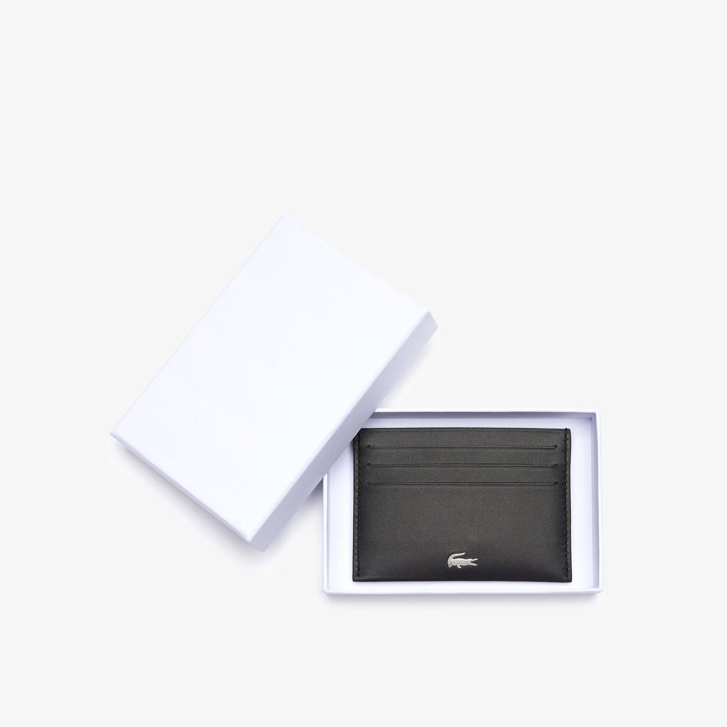 Porta Cartões Preto Lacoste FW25
