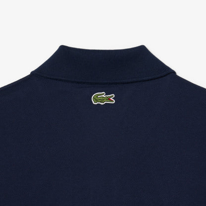 Polo Piquet Azul Marinho Lacoste