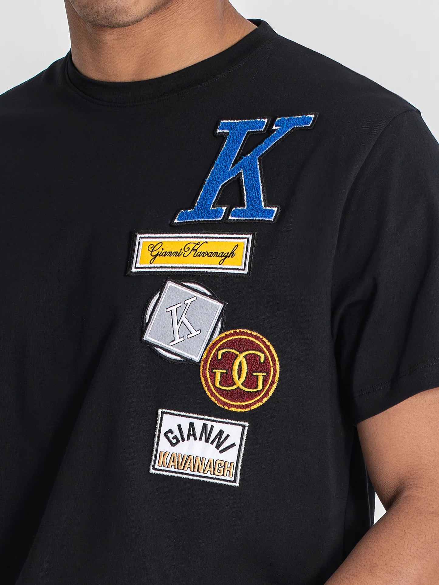 T-shirt Preta Gianni Kavanagh FW25