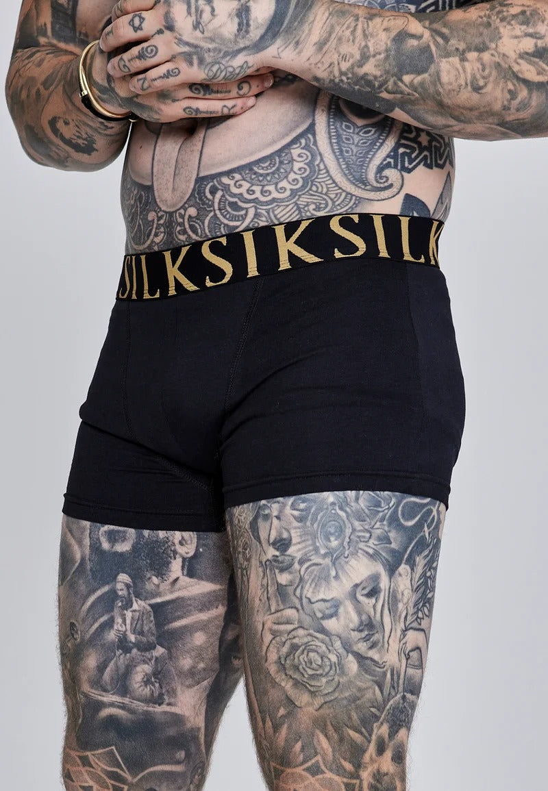 Boxers Pretos Pack 5 SikSilk FW25