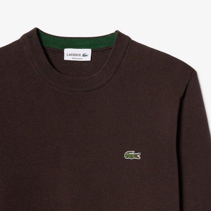 Camisola de Malha Castanho Chocolate Lacoste