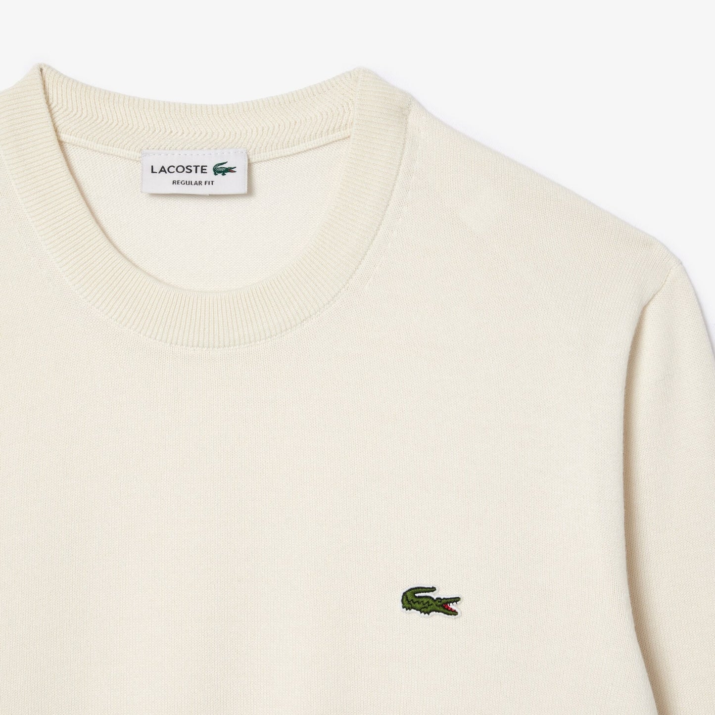 Camisola de Malha Branca Lacoste SS26