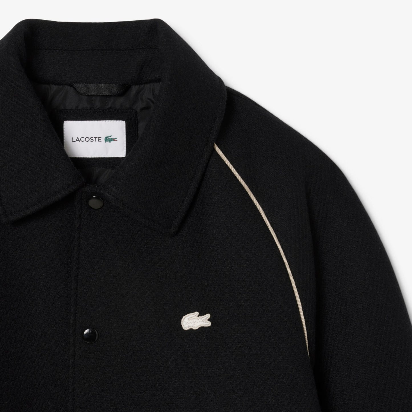 Casaco Preto Lacoste FW25