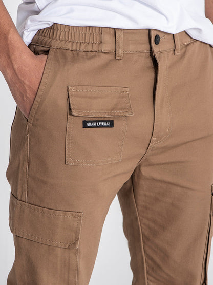 Calças Cargo Camel Gianni Kavanagh FW25 Gianni Kavanagh