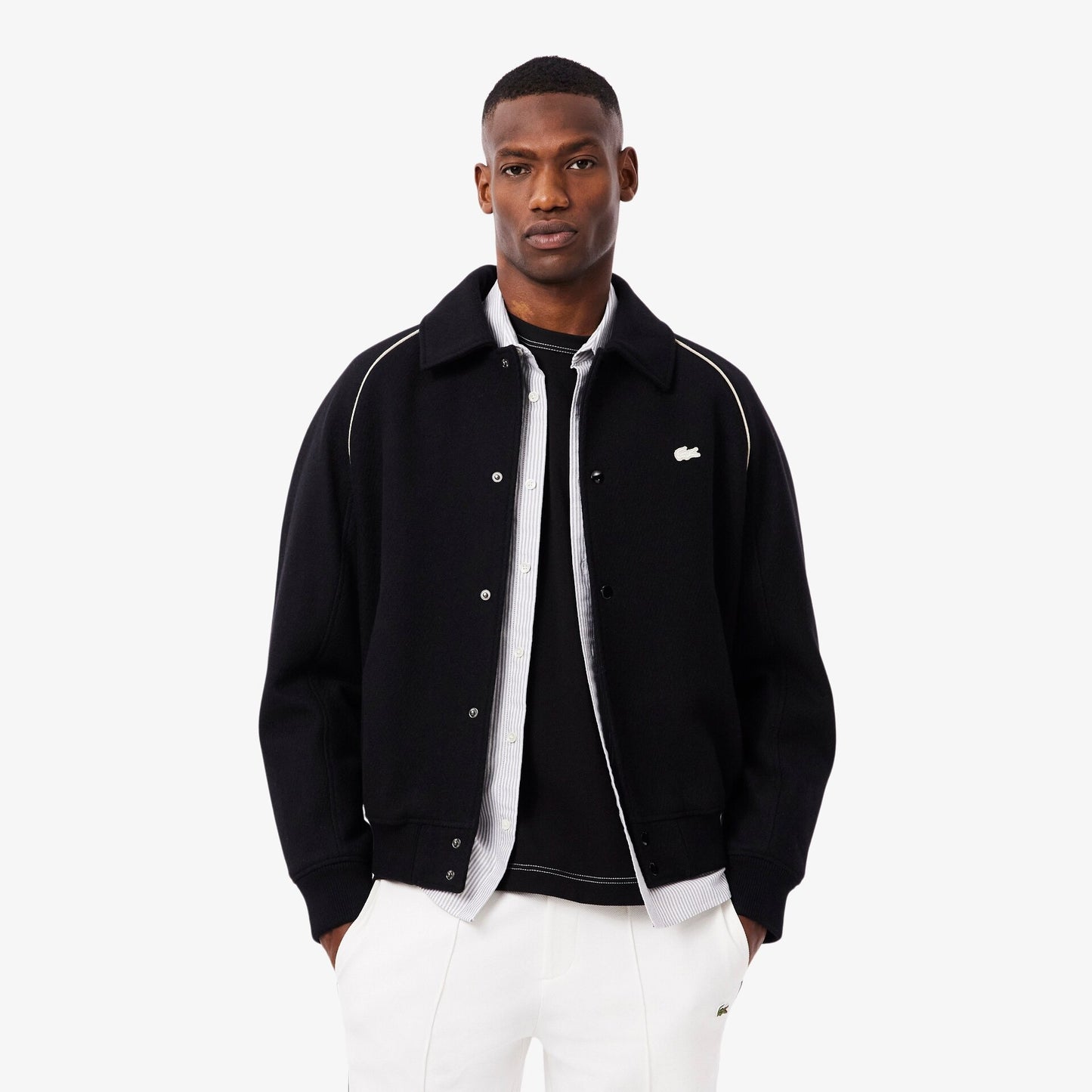 Casaco Preto Lacoste FW25