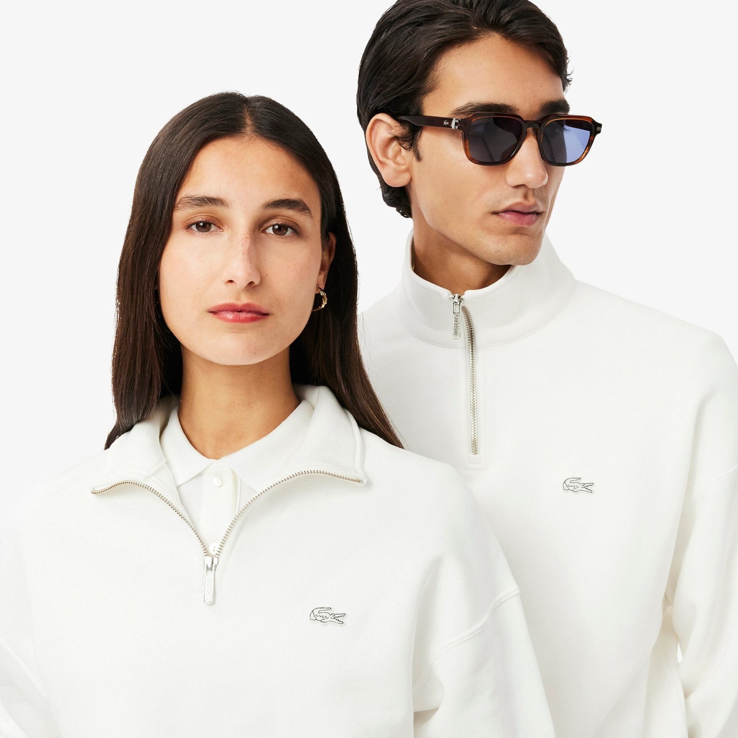 Camisola Branca Lacoste FW25