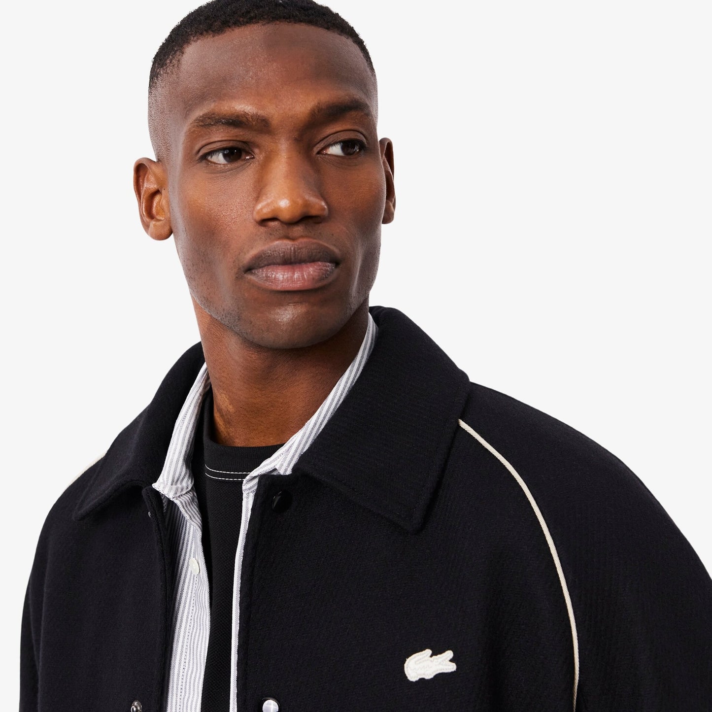 Casaco Preto Lacoste FW25