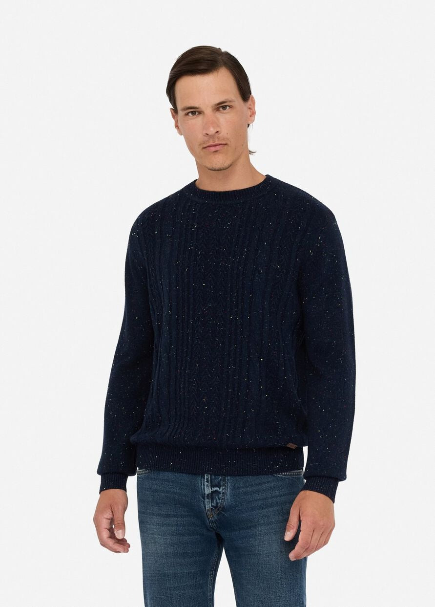 Camisola de Malha Azul Liu Jo FW25