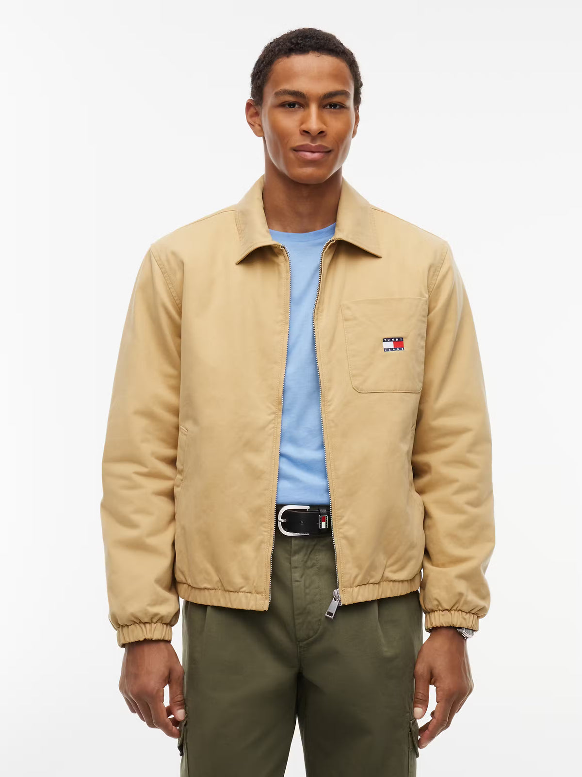 Casaco Tommy Hilfiger de Algodão Bege Tommy Hilfiger