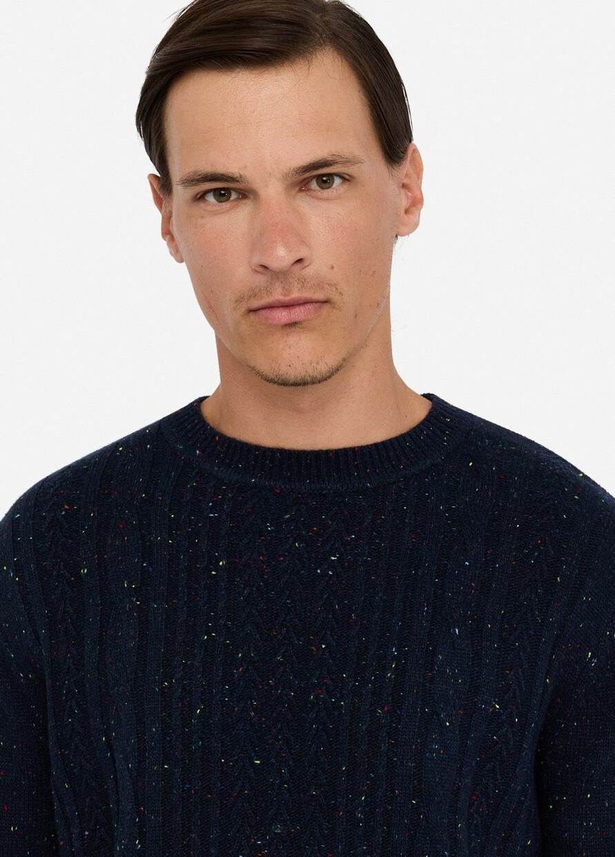 Camisola de Malha Azul Liu Jo FW25