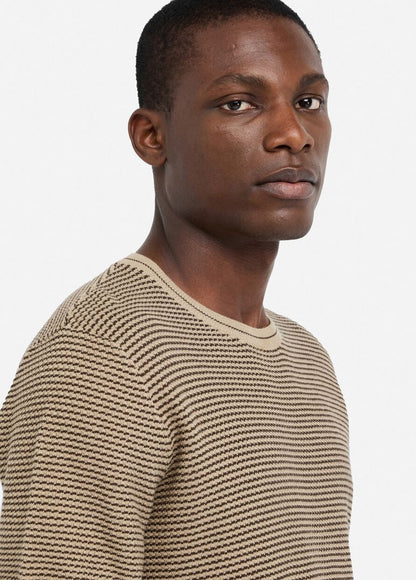 T-shirt de Malha Bege e Castanha Liu Jo LIU JO