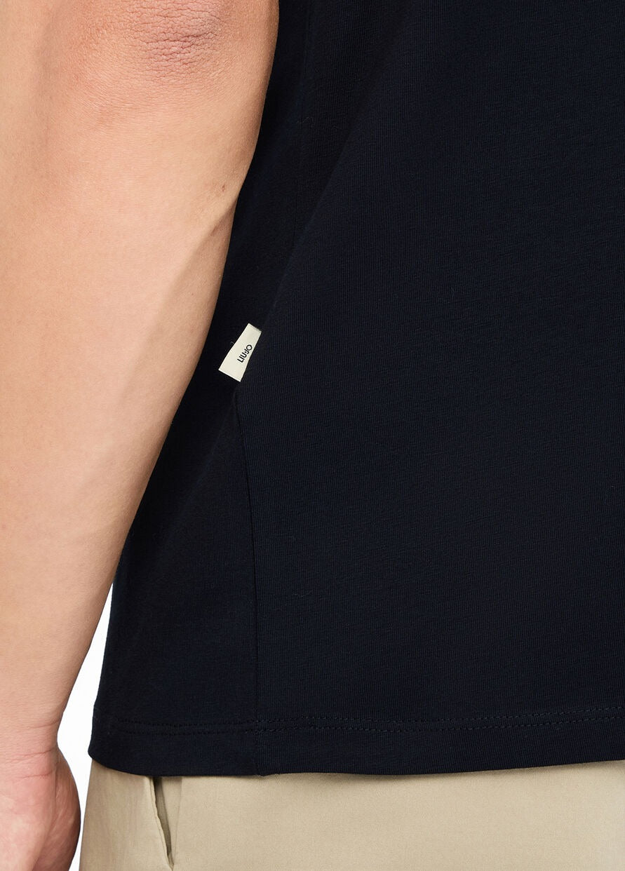 T-Shirt Azul Marinho Liu Jo SS26