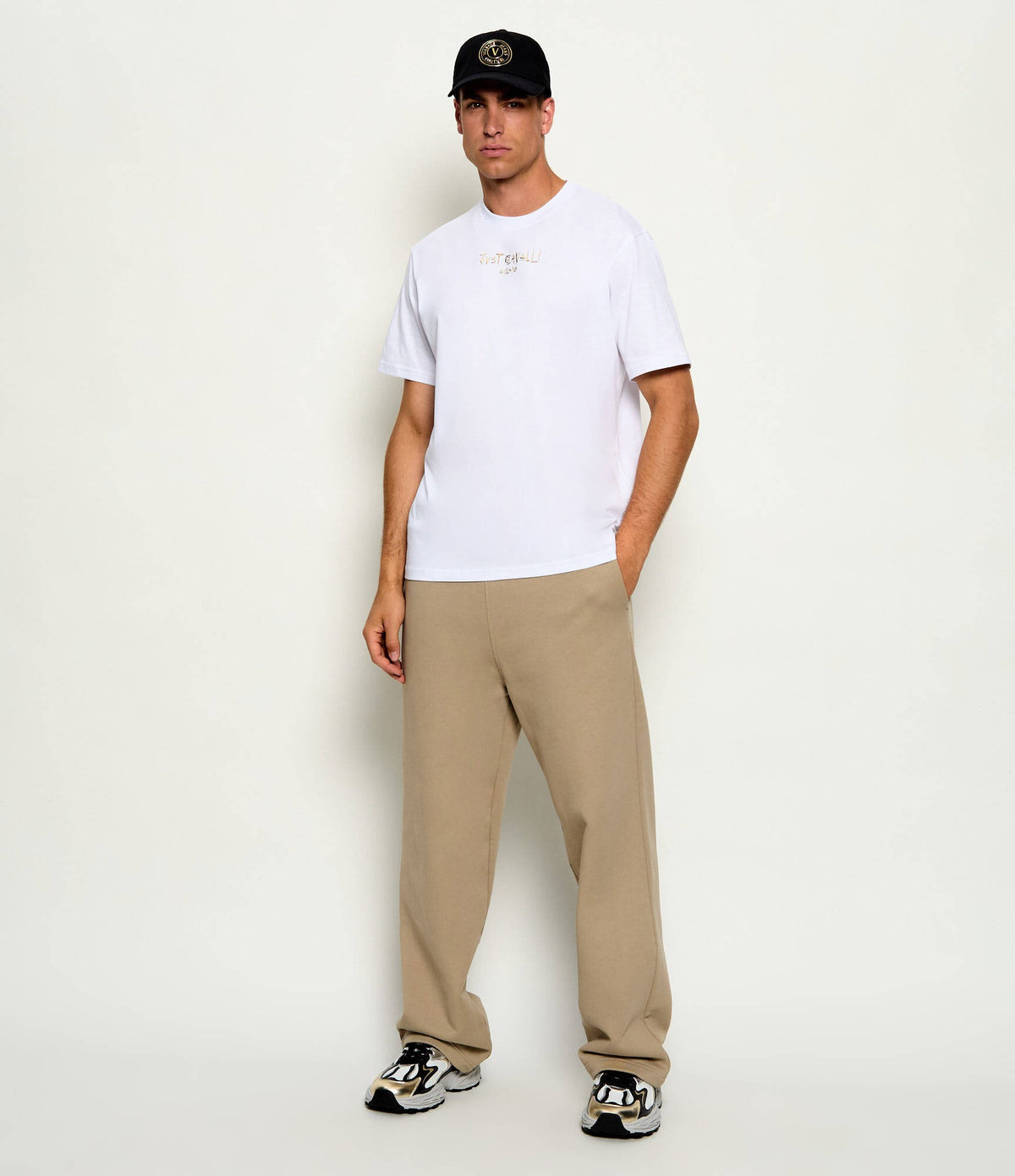 T-shirt Com Logotipo Just Cavalli Branca Just Cavalli