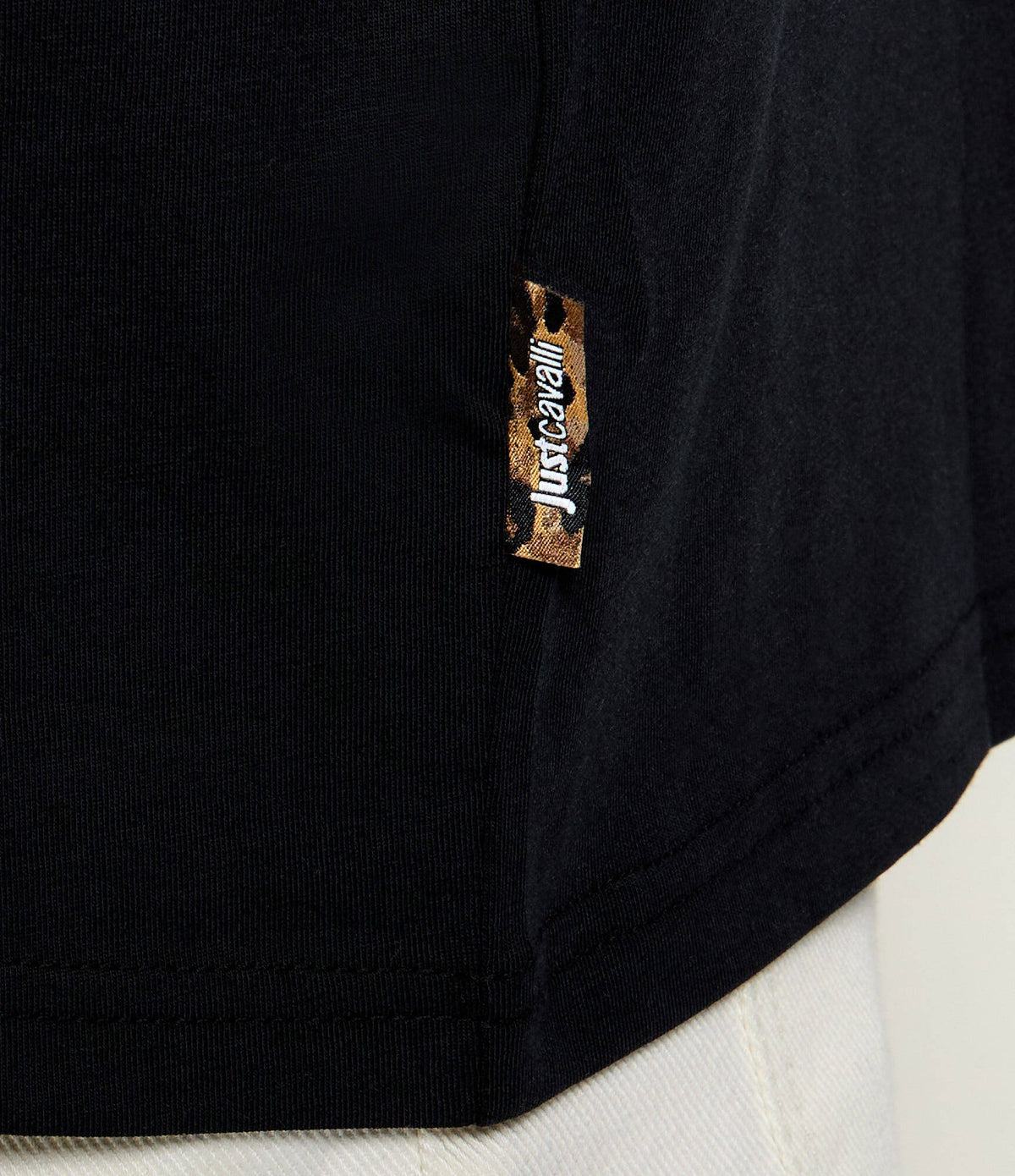 T-shirt Com Logotipo Just Cavalli Preta Just Cavalli