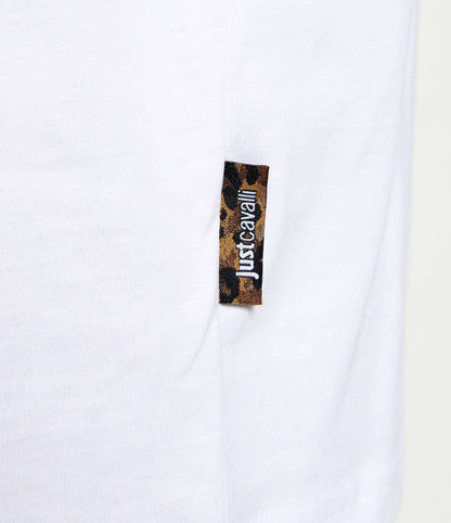 T-shirt Com Logotipo Just Cavalli Branca Just Cavalli