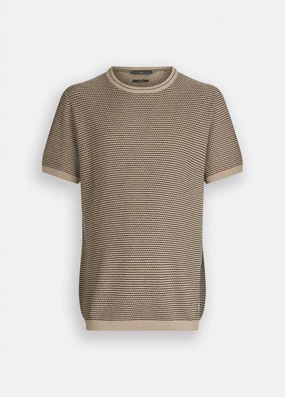 T-shirt de Malha Bege e Castanha Liu Jo LIU JO