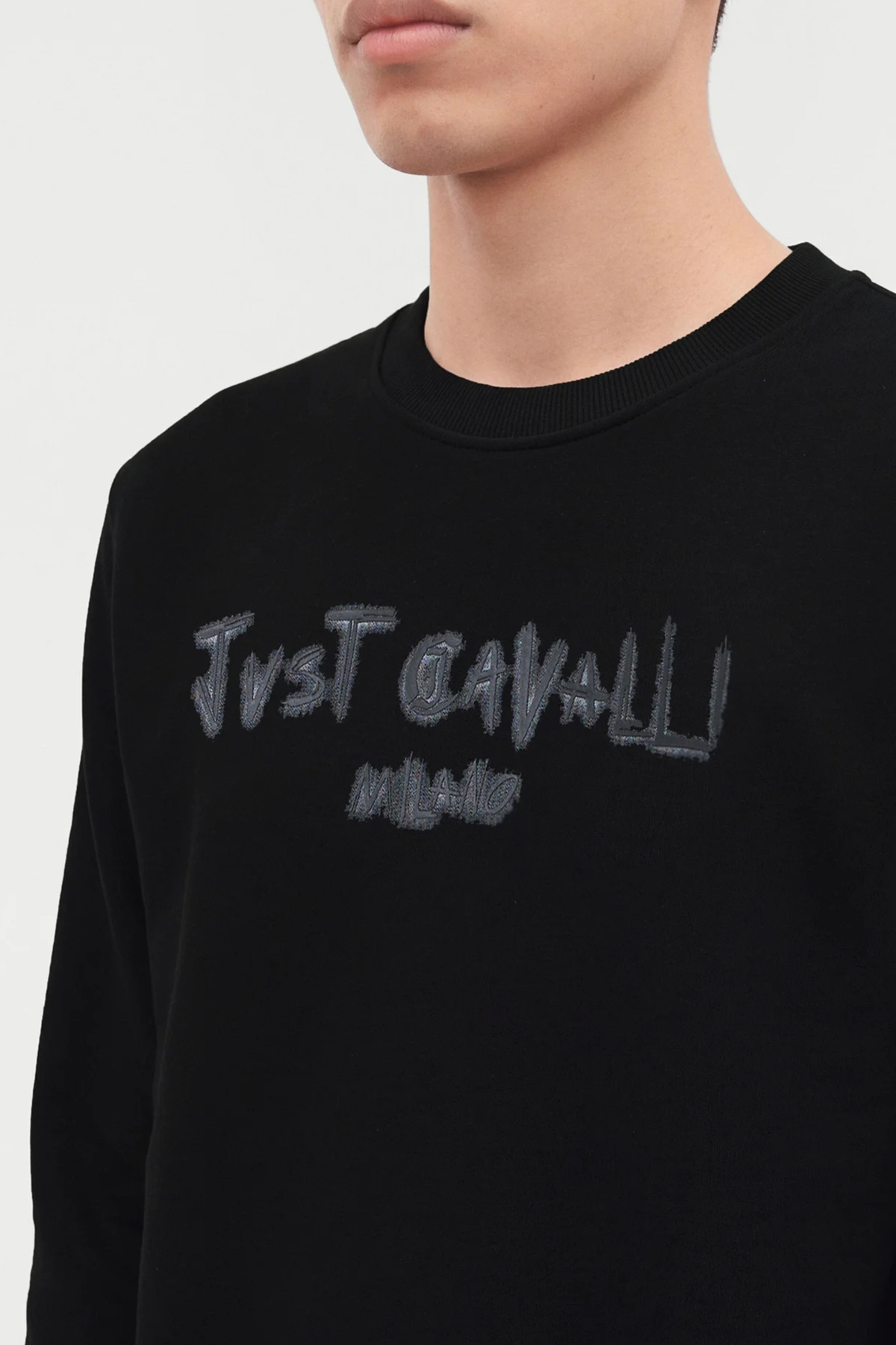 Sweatshirt Preta Just Cavalli Just Cavalli