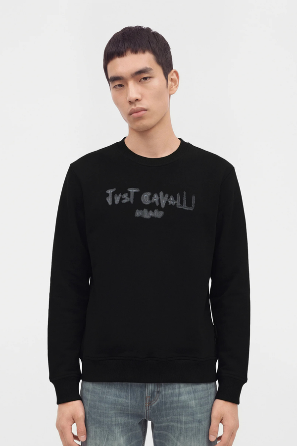 Sweatshirt Preta Just Cavalli