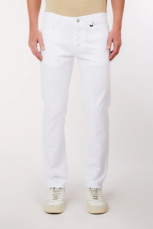 Calça de Ganga Branca Slim Fit LIU JO