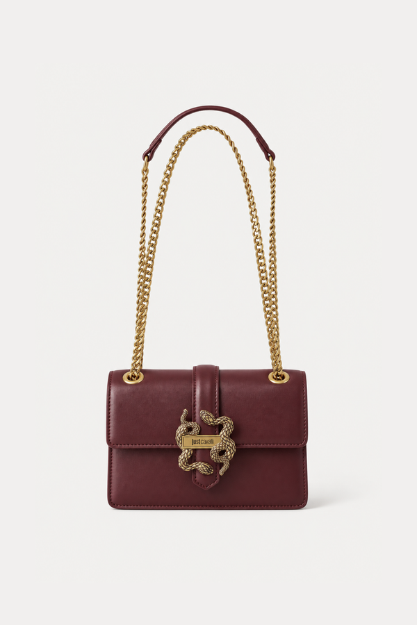 Mala de Ombro Just Cavalli Bordeaux