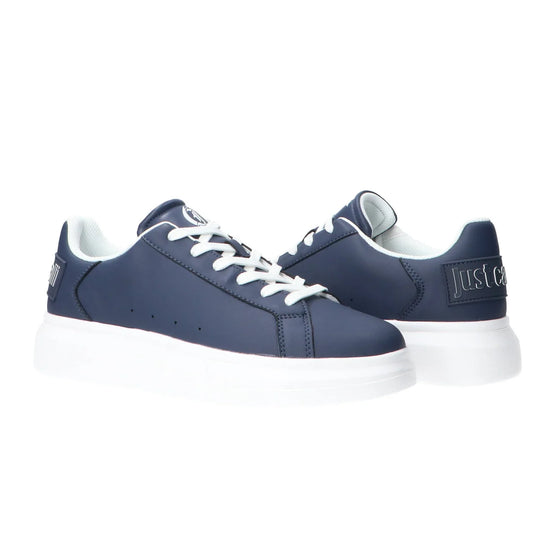 Sapatilhas Ursa Just Cavalli de Couro Azuis Just Cavalli