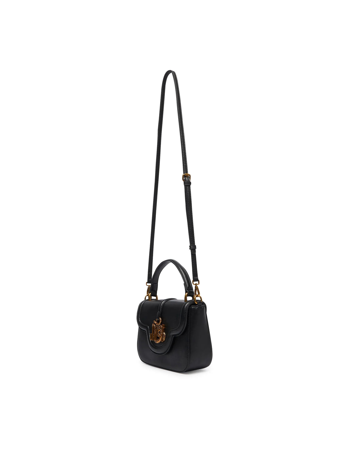 Mini Mala de Mão Just Cavalli Logo Preto Just Cavalli W