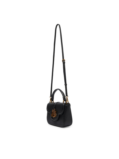 Mini Mala de Mão Just Cavalli Logo Preto Just Cavalli W