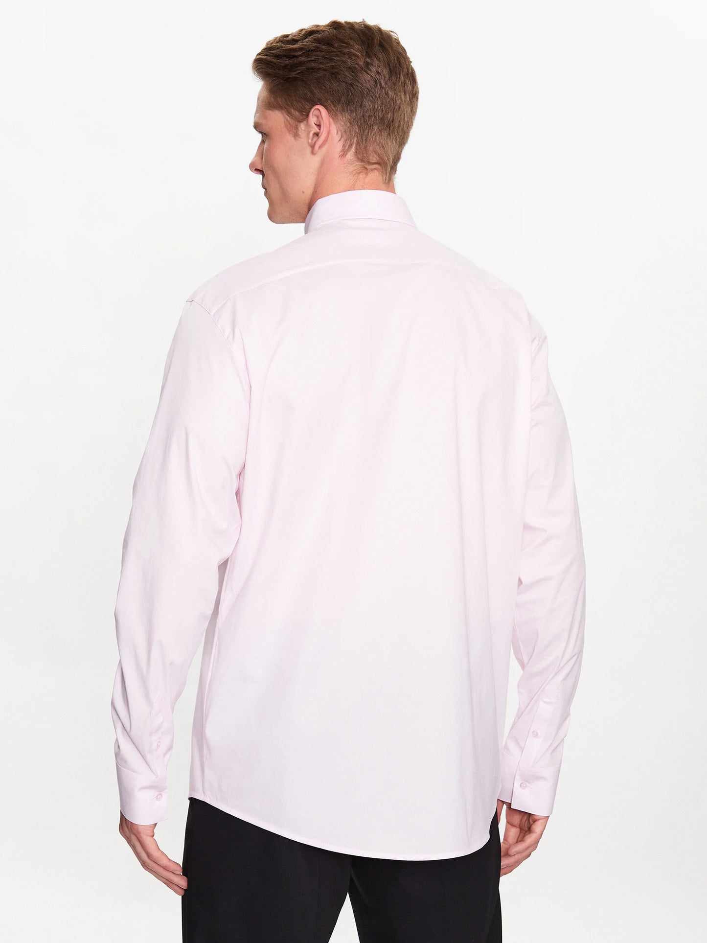 Karl Lagerfeld Logo-Print Pink Shirt