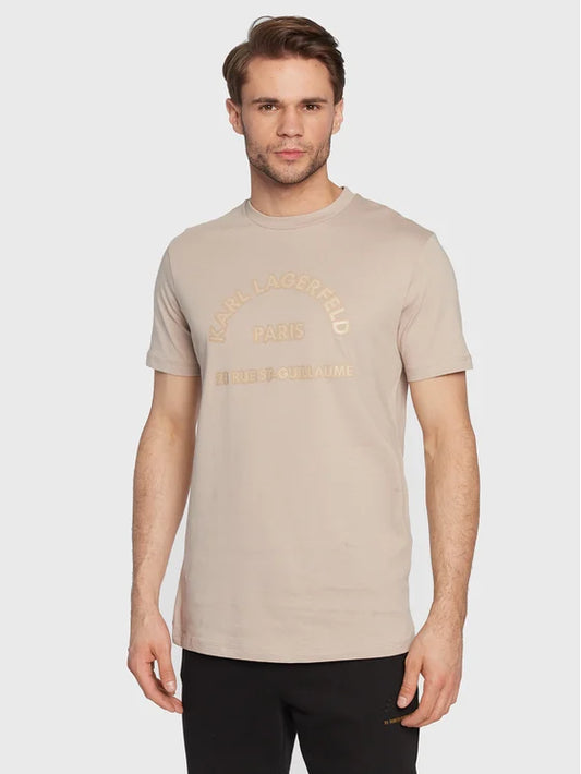 KARL LAGERFELD T-Shirt 755042 524225 Beige Regular Fit