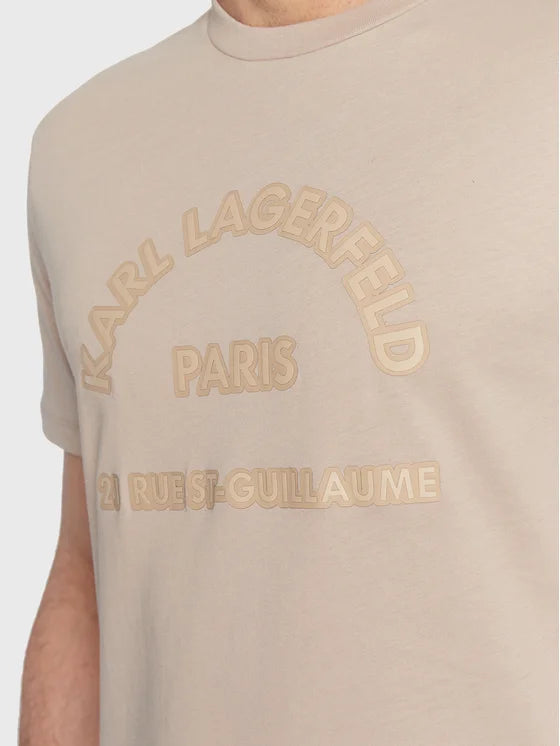 KARL LAGERFELD T-Shirt 755042 524225 Beige Regular Fit