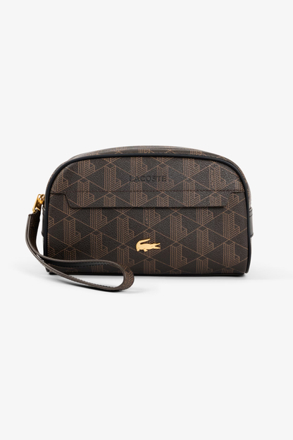Nécessaire Castanho e Dourado Lacoste Lacoste