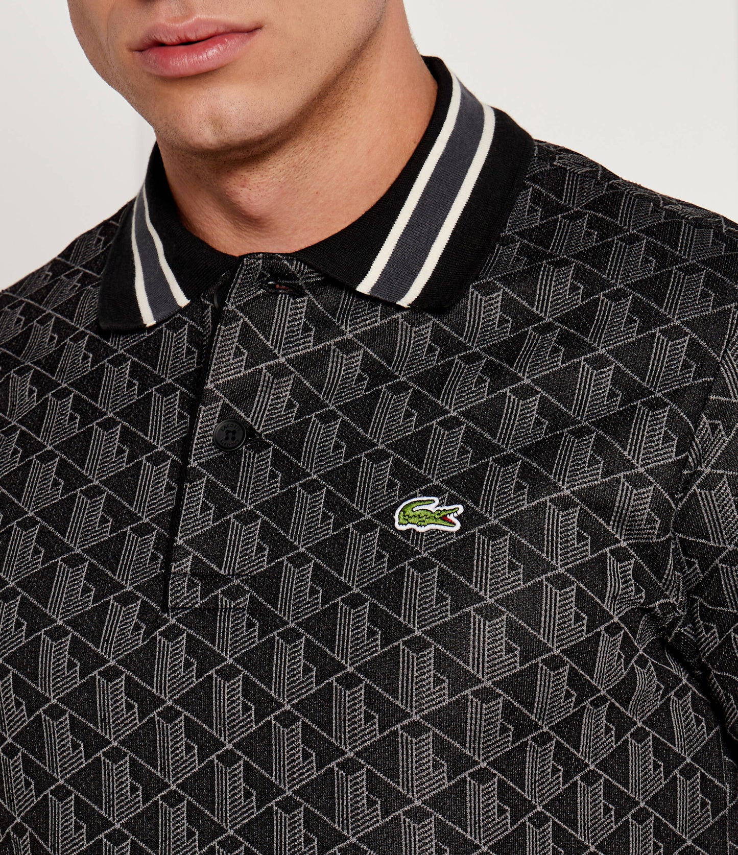 Polo Lacoste Preto DH1417 FW24