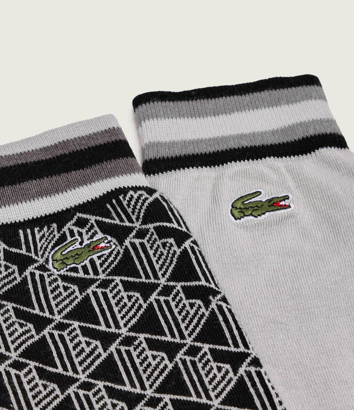 Pack 2 Pares de Meias Lacoste Cinzentas/Pretas (sem foto) Lacoste