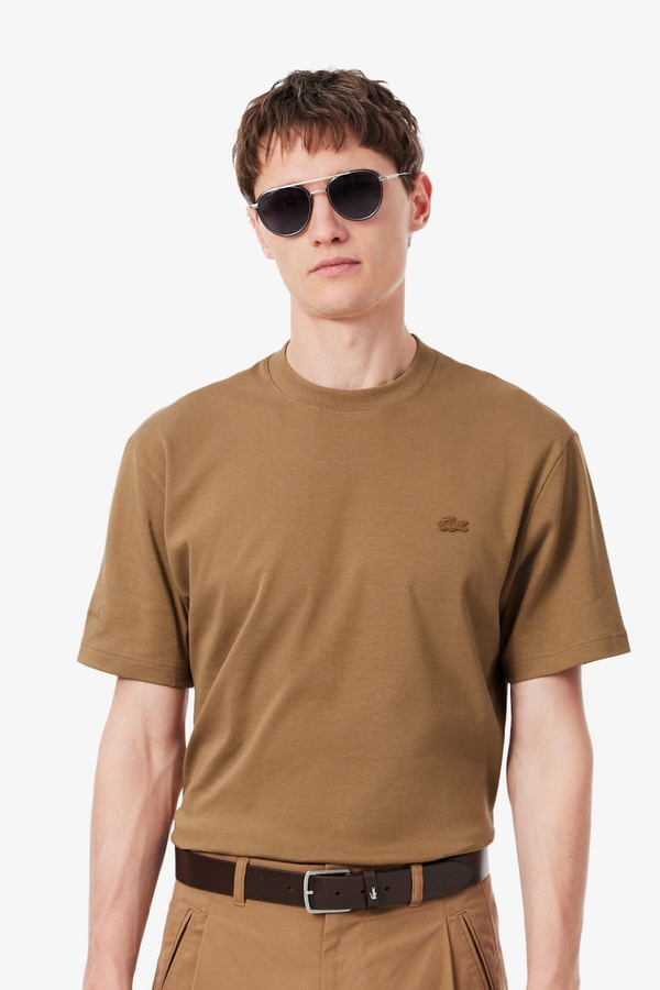 T-shirt Lacoste Castanha