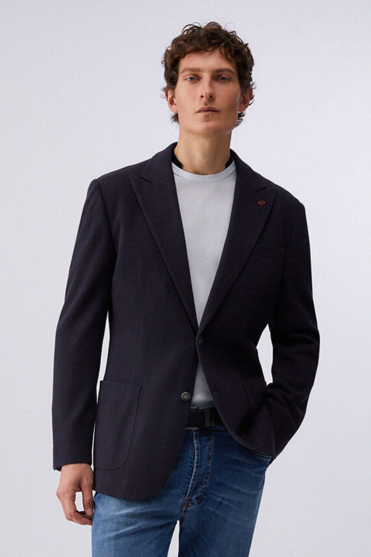 Blazer Liu Jo Texturado Azul-Marinho LIU JO