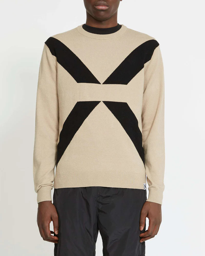 JOHN RICHMOND SWEATER WITH LOGO ON THE FRONT AND BACK FW23