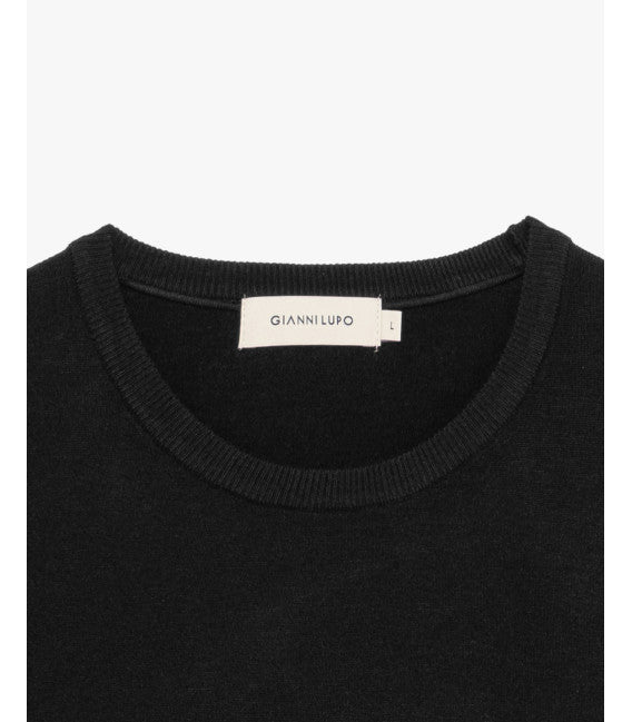 Camisola de Malha Preta Gianni Lupo FW25