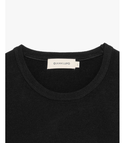 Camisola de Malha Preta Gianni Lupo FW25 Gianni Lupo