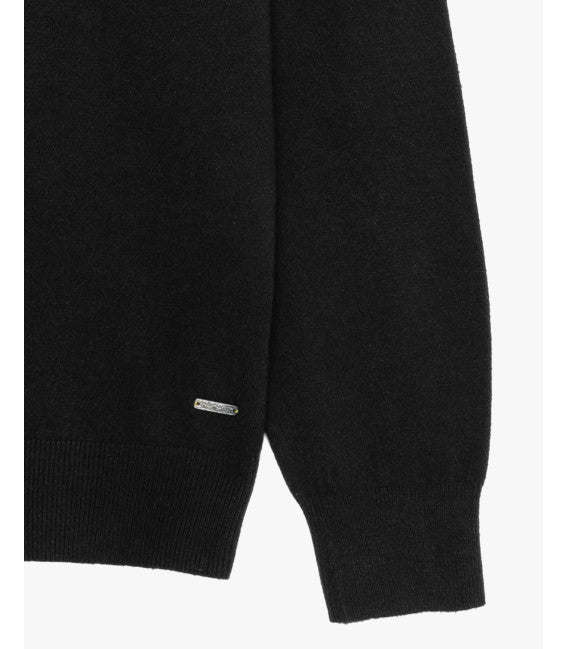 Camisola de Malha Preta Gianni Lupo FW25