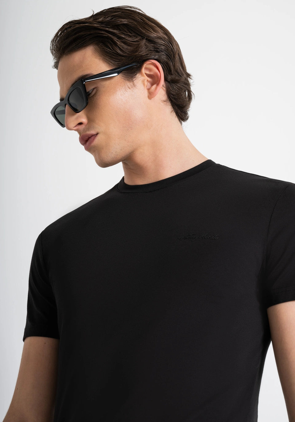 T-shirt Antony Morato Preta MMKS02324-FA120031-9000 FW24