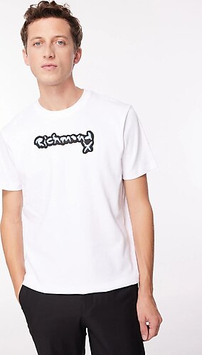 T-shirt John Richmond Branca UMA23002TS