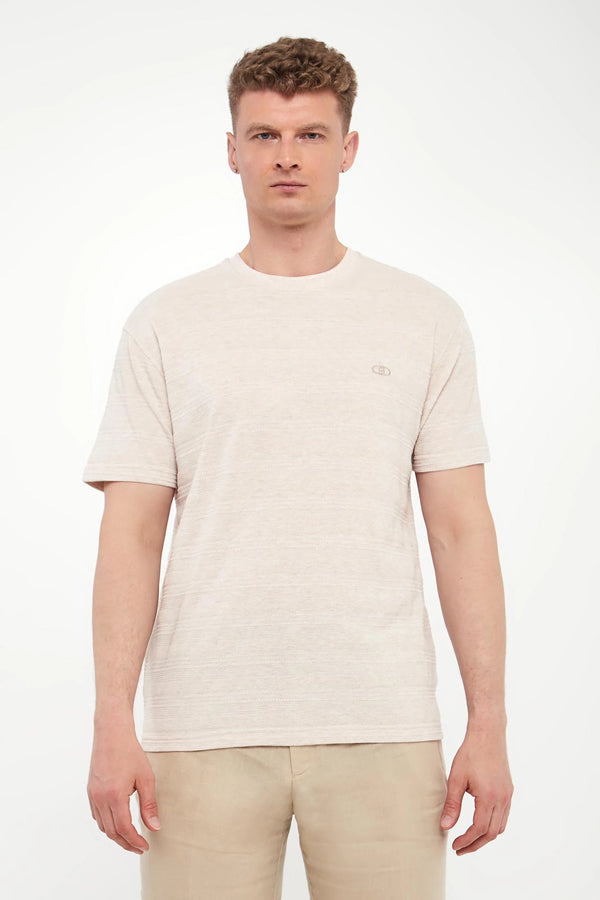 T-shirt Bege Liu Jo SS26