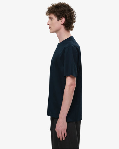 T-shirt Azul com Logo Premiata