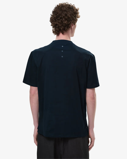T-shirt Azul com Logo Premiata
