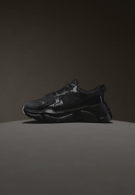 Sapatilhas Pretas Speedtrack Versace Jeans Couture SS26