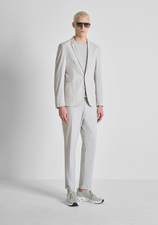 Fato Tecido Técnico Cinza Claro Antony Morato SS26