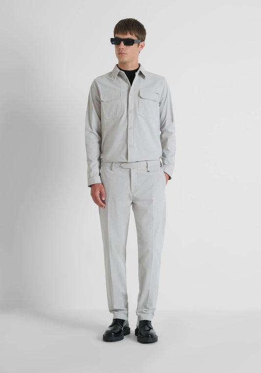 Conjunto Bombazina Cinza Claro Antony Morato FW25