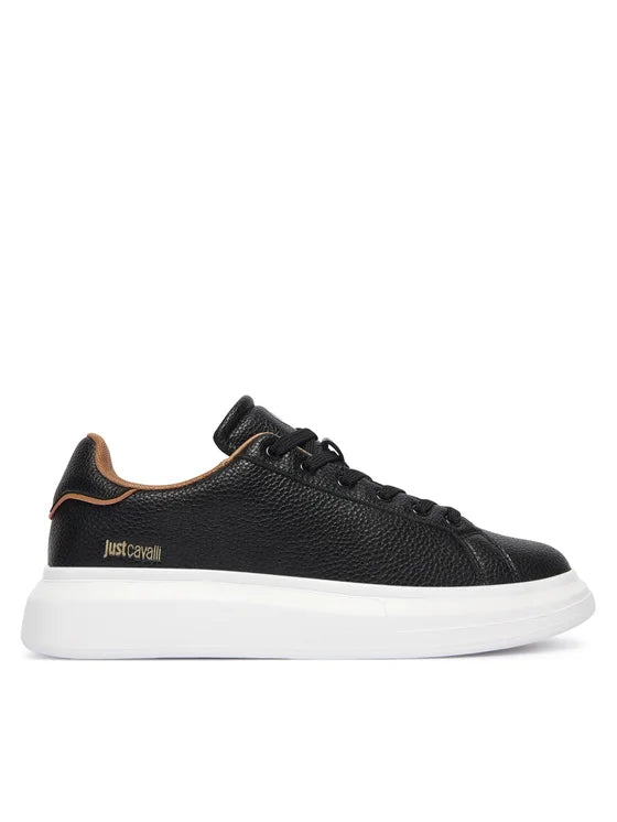 Sapatilhas de Couro Just Cavalli Preto Just Cavalli